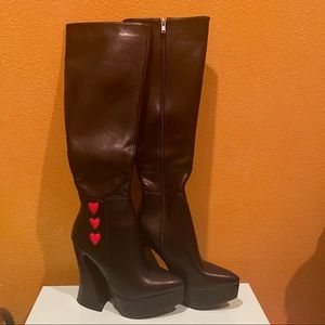 COPY - Lamoda Love Potion Platform Knee High Boots